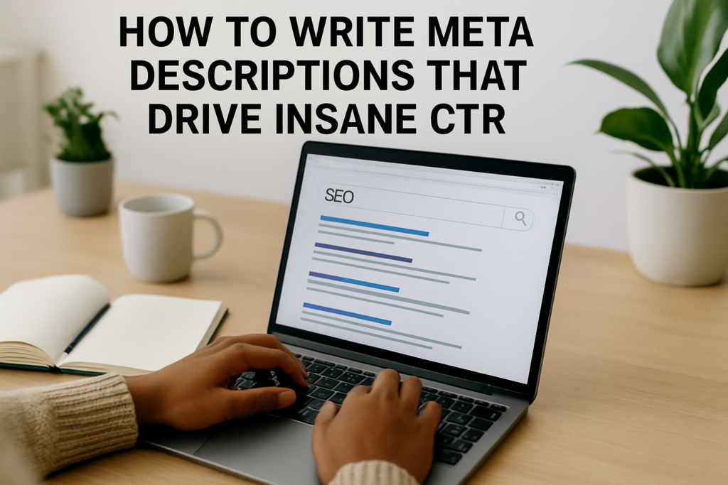 How to Write Meta Descriptions that Drive Insane CTR