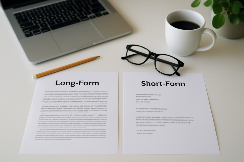 Long-Form vs. Short-Form Content: Which Ranks Better?