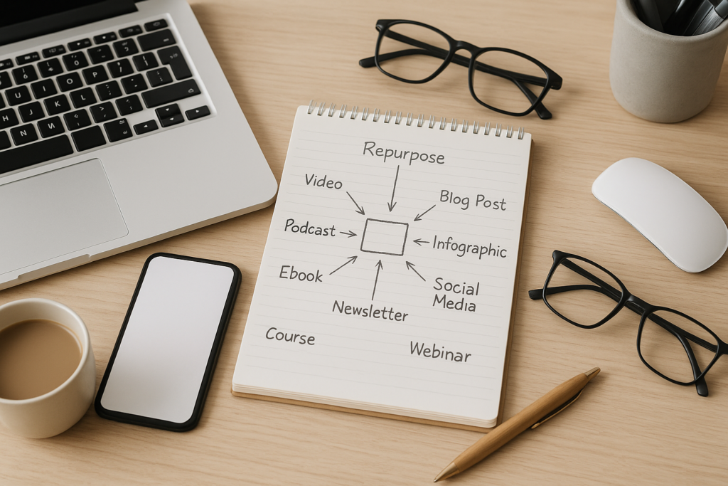 How to Repurpose One Piece of Content into 10 Different Formats