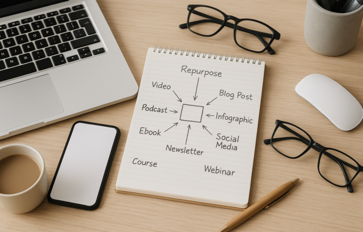 How to Repurpose One Piece of Content into 10 Different Formats